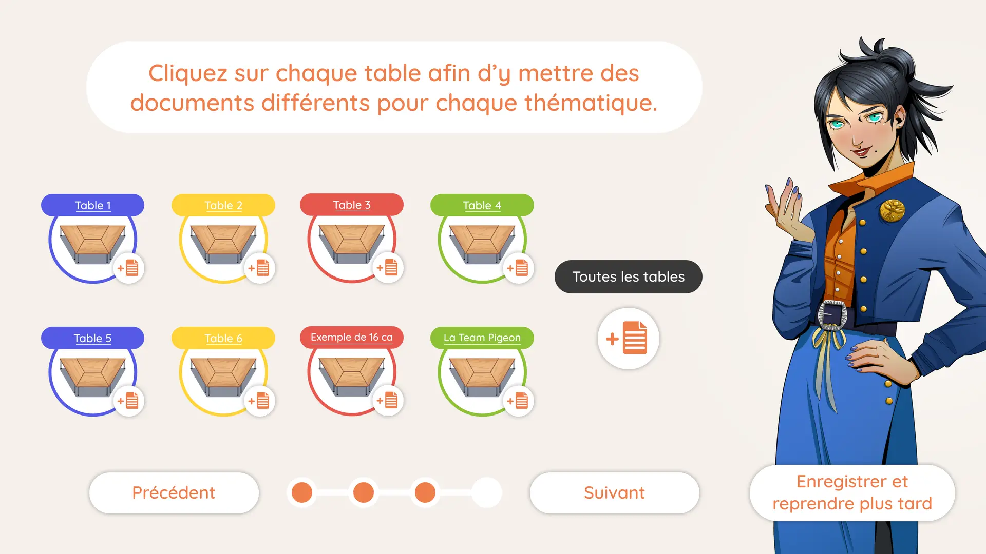 MAIA Atelier Choix de la table de travail