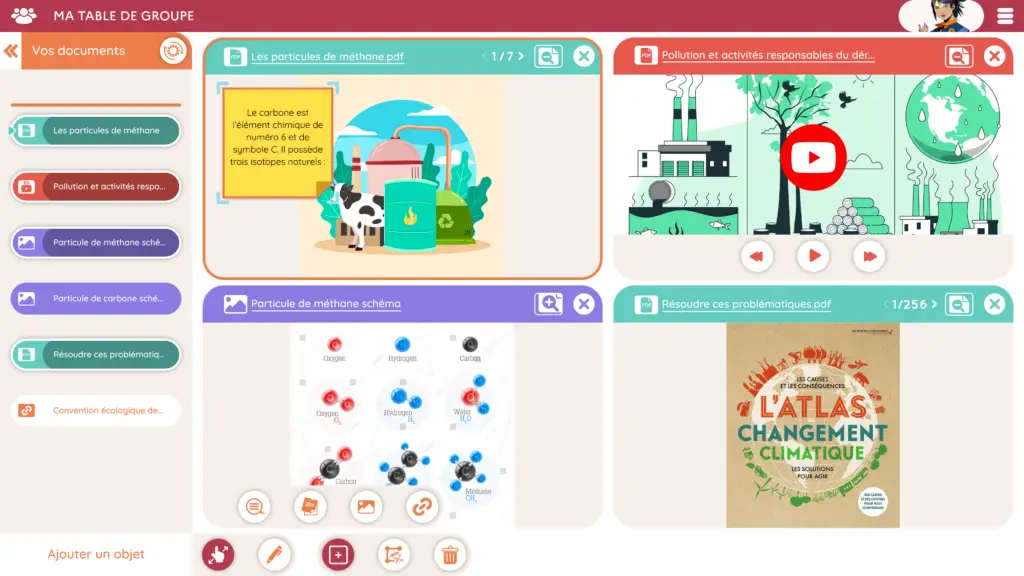 MAIA Atelier Utilisation d'une Table